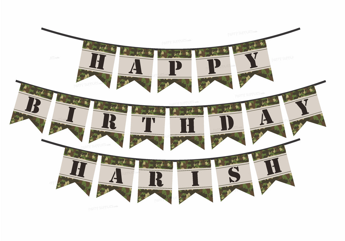 Military Theme Customized Hanging