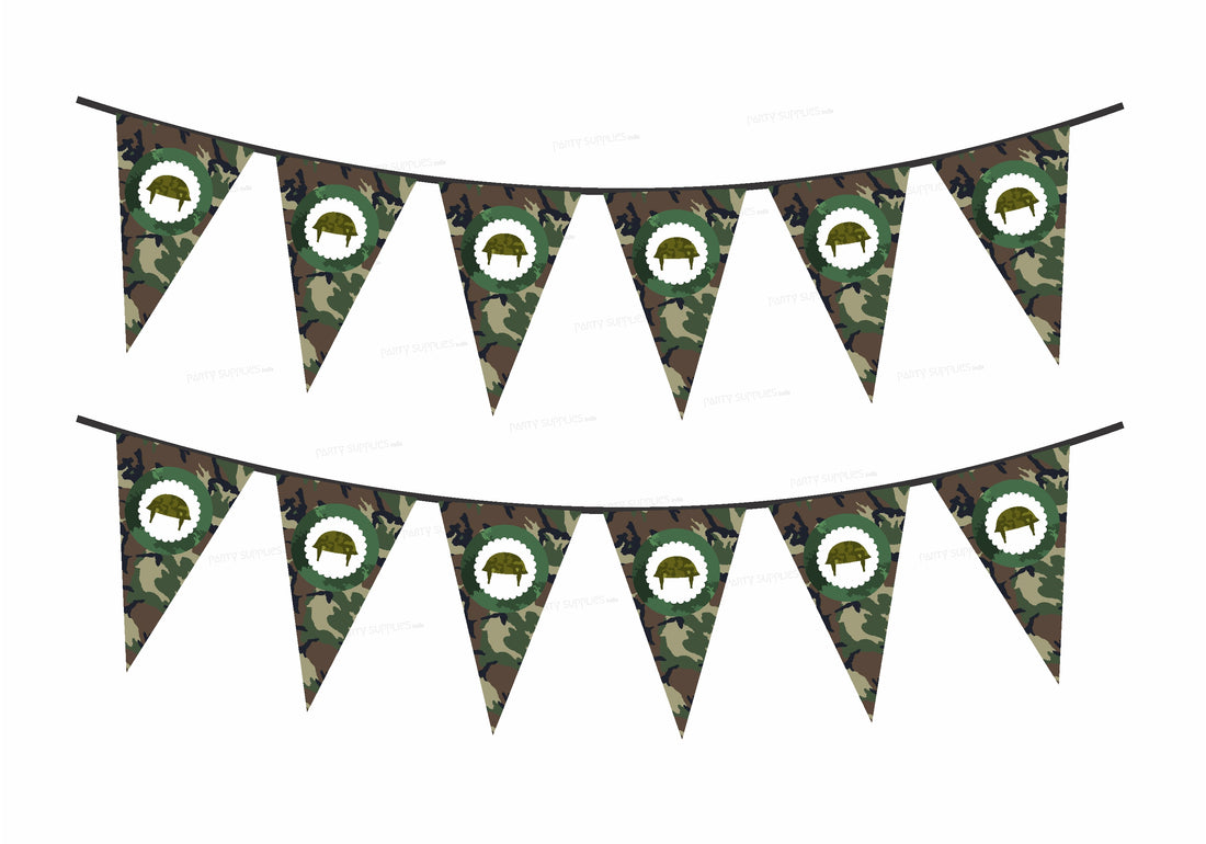 Military Theme Flag Bunting