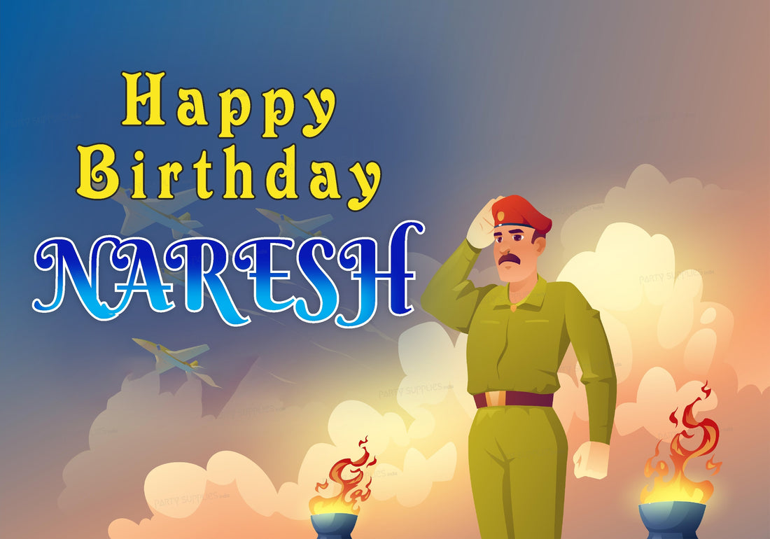 Military Theme Customized Backdrop