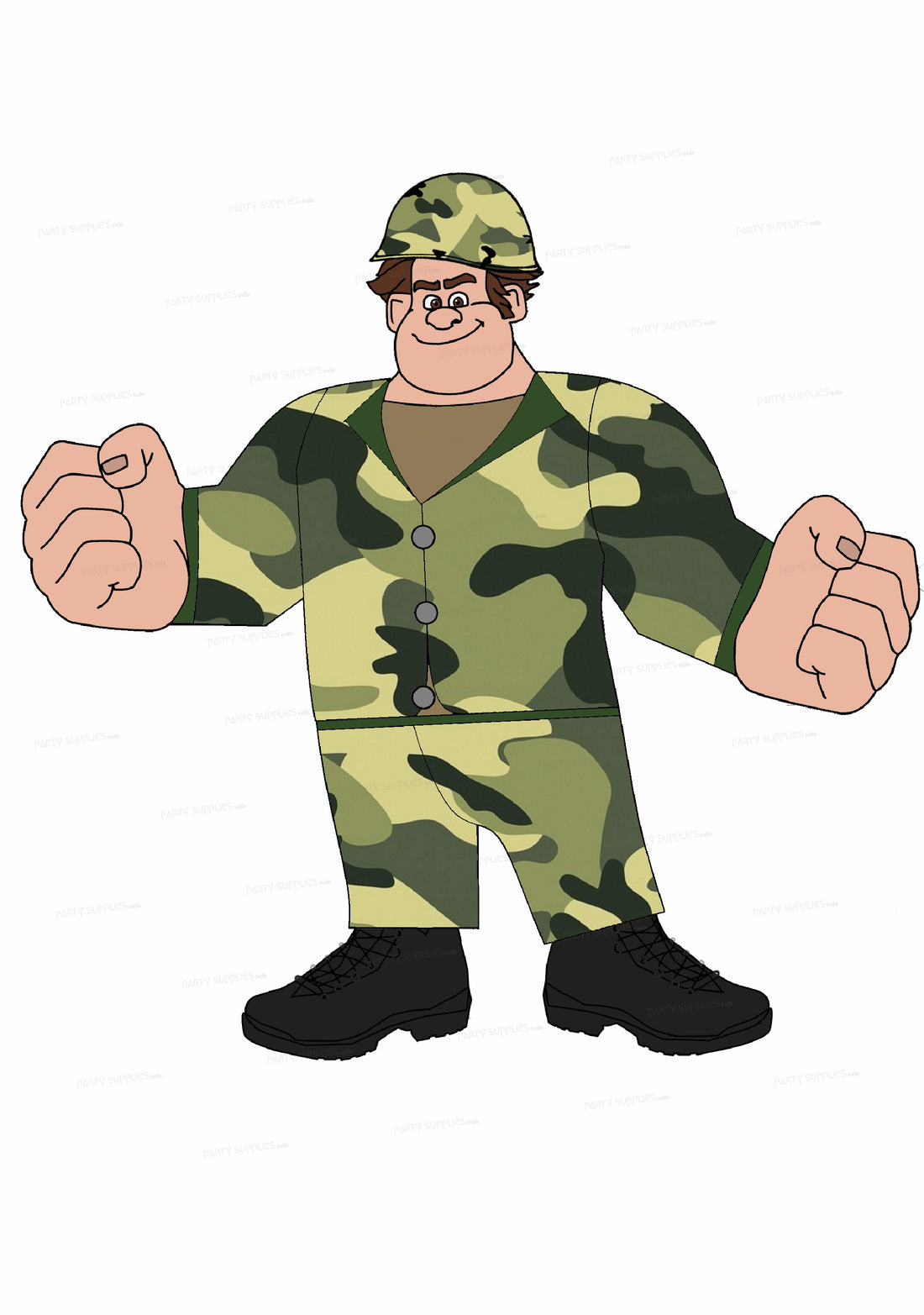 Military Theme Cutout MLT-11