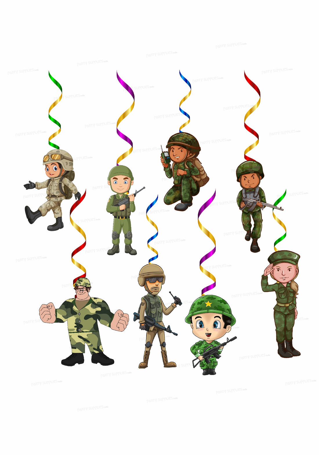PSI  Military Theme Customized  Swirls