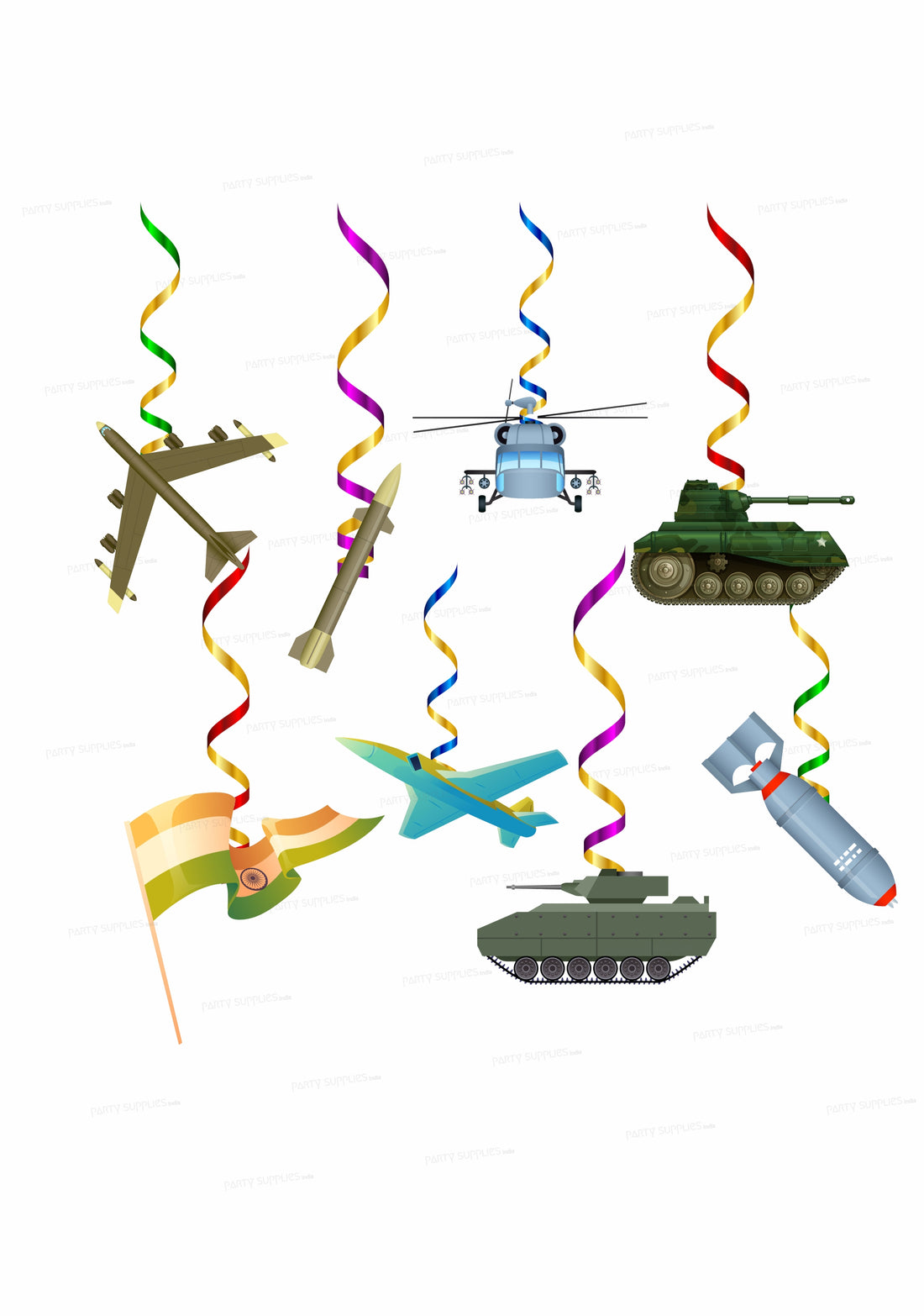 Military Theme Swirls