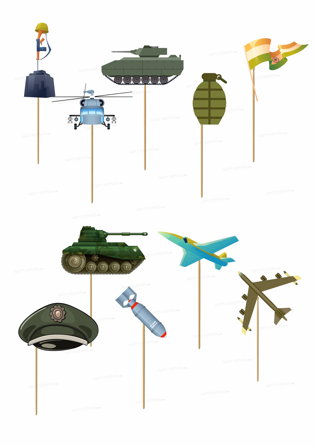 Military Theme Props
