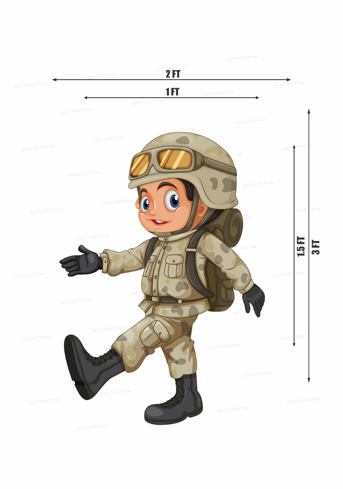 PSI Military Theme Cutout - 01