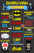 Batman Theme Chalk Board - image 1 of 3 | Party Supplies India