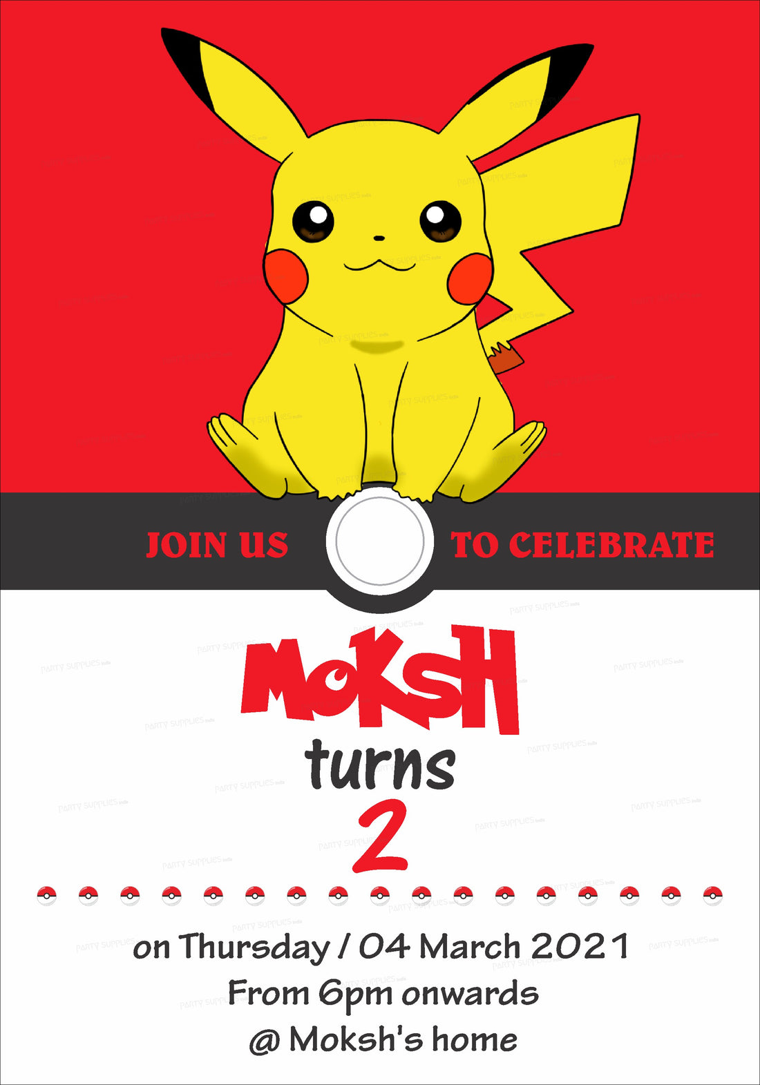 Pokemon Theme Invite