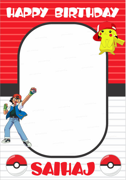 Pokemon Personalized Theme PhotoBooth