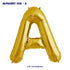 Alphabet A Premium Gold Foil Balloons - image 1 of 4 | Party Supplies India