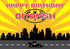 Batman Theme Customized Backdrop - 6x4 Ft. - image 1 of 7 | Party Supplies India
