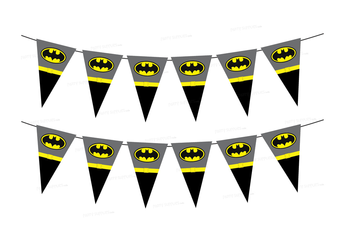 Batman Theme Flag Bunting