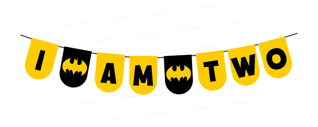 Batman Theme Customized with Baby Age Hanging