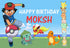 Pokemon Theme Classic Backdrop - 6x4 Ft. - image 1 of 7 | Party Supplies India