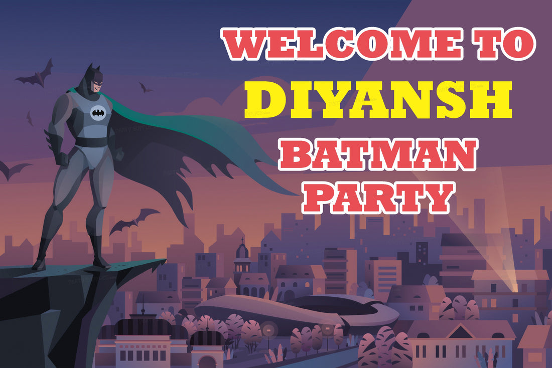 PSI Batman Theme Welcome Board