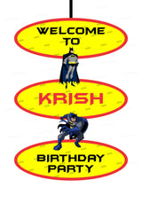 Batman Theme Door Poster - image 1 of 3 | Party Supplies India