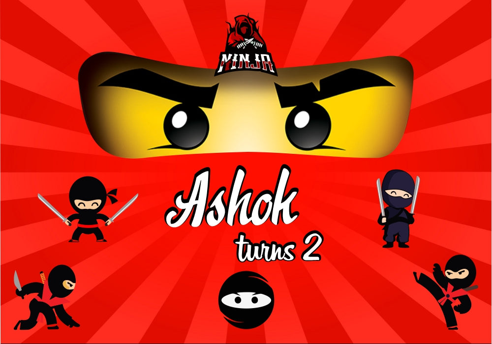 Ninja Theme Customized Backdrop