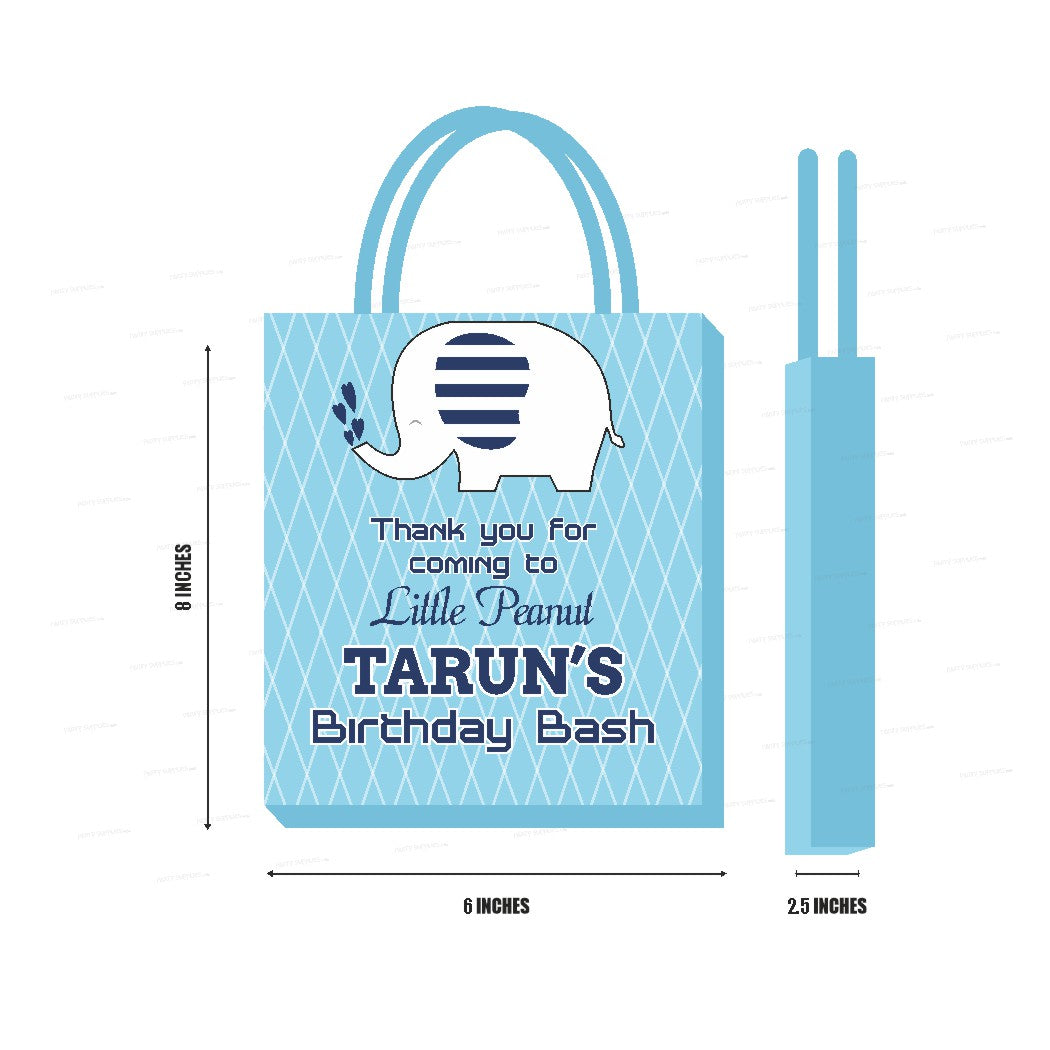 Blue Elephant Theme Return Gift Bag