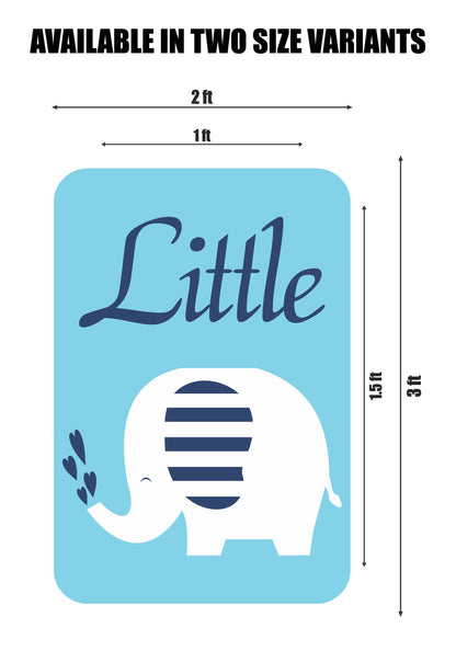 PSI Blue Elephant Theme Cutout - 01