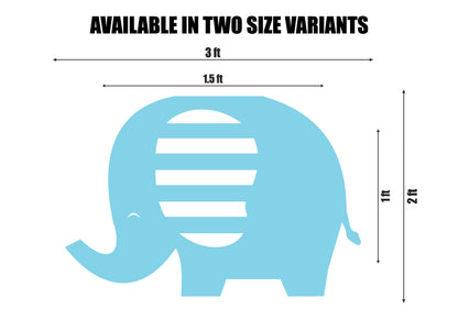 PSI Blue Elephant Theme Cutout - 04