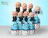 Boss Baby Theme Cup Cake Topper - image 1 of 3 | Party Supplies India