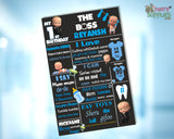 Boss Baby Theme Personalized Chalk Board - image 1 of 3 | Party Supplies India