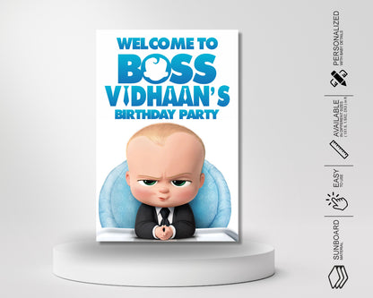 PSI Boss Baby Theme Personalized Welcome Board