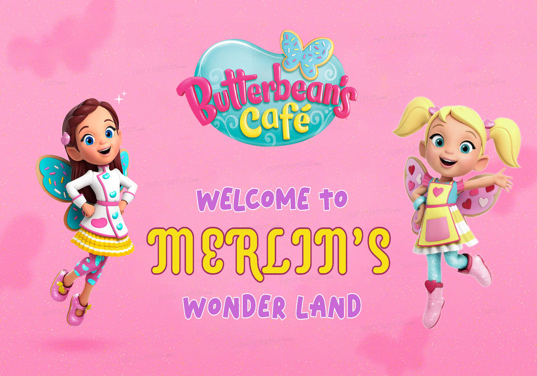 Butter Beans Theme Customized Welcome Board