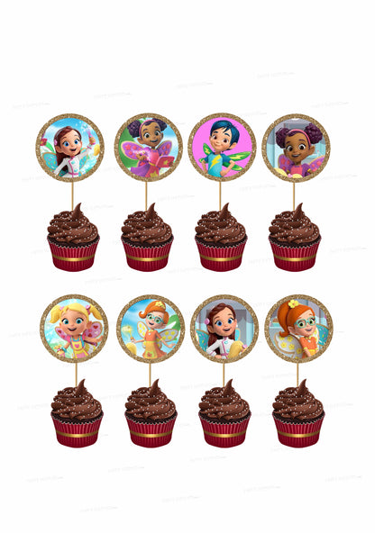 Butter Beans Theme  Customized Cup Cake Topper