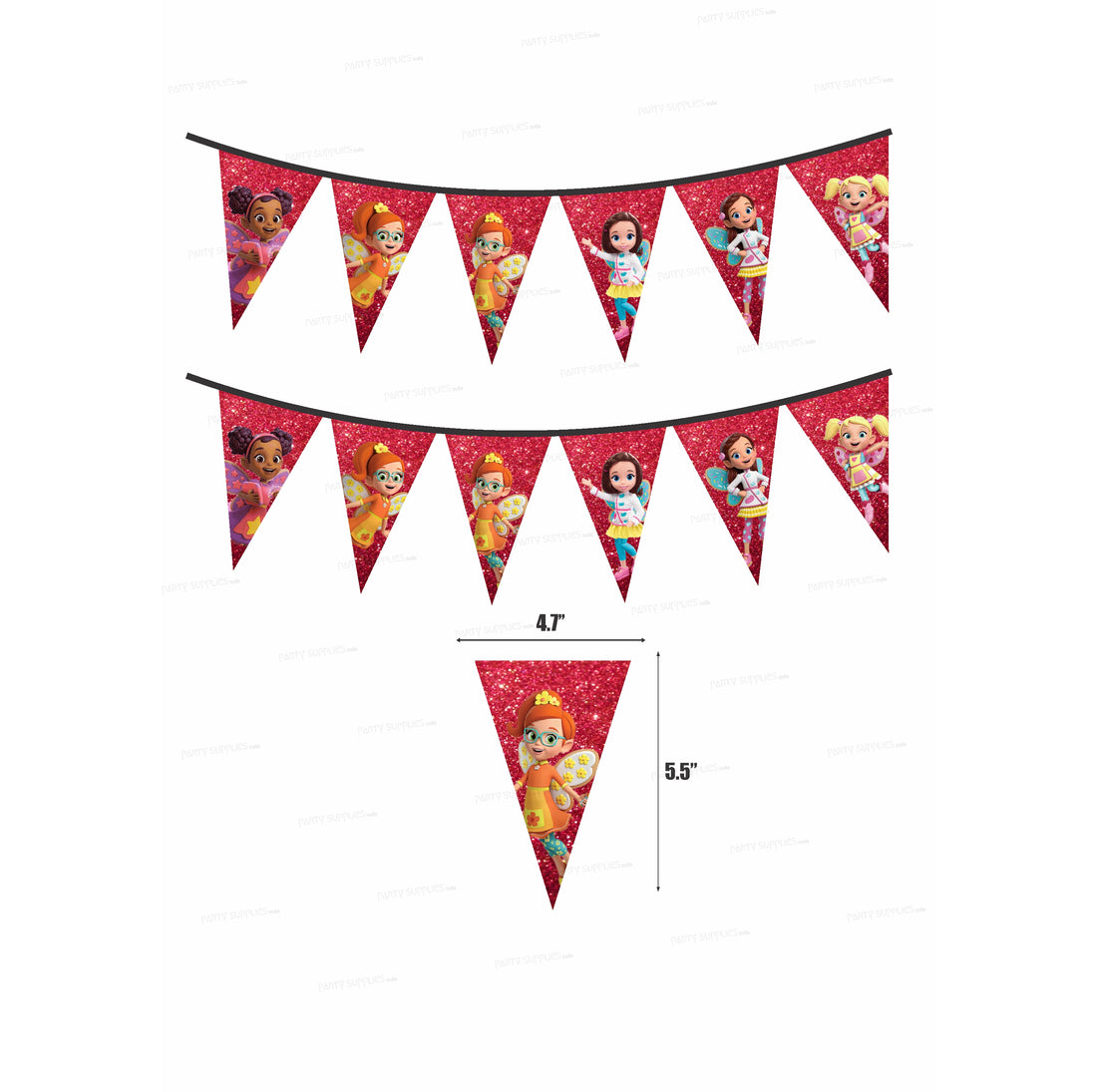 PSI Butter Beans Theme Flag Bunting