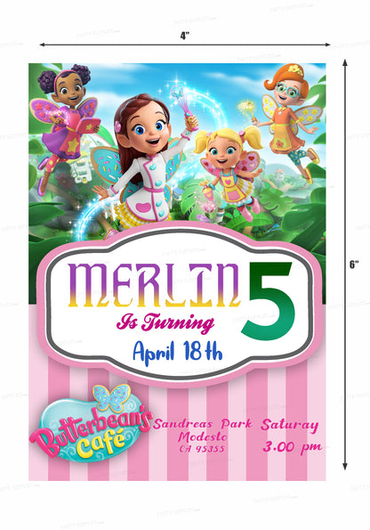 Butter Beans Theme Invite