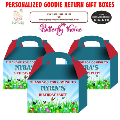 Butterfly theme Goodie Return Gift Boxes