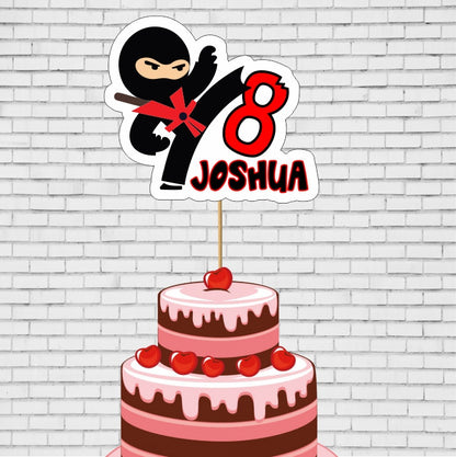 Ninja Theme Cake Topper