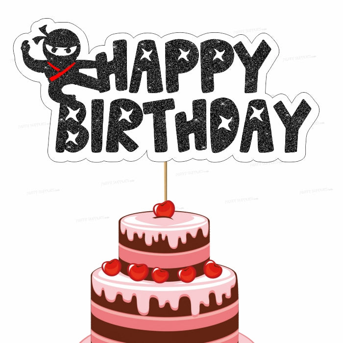 PSI Ninja Theme Personalized Cake Topper