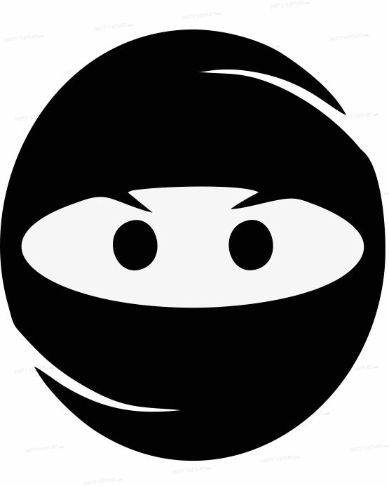 Ninja Theme Cutout NJA-04