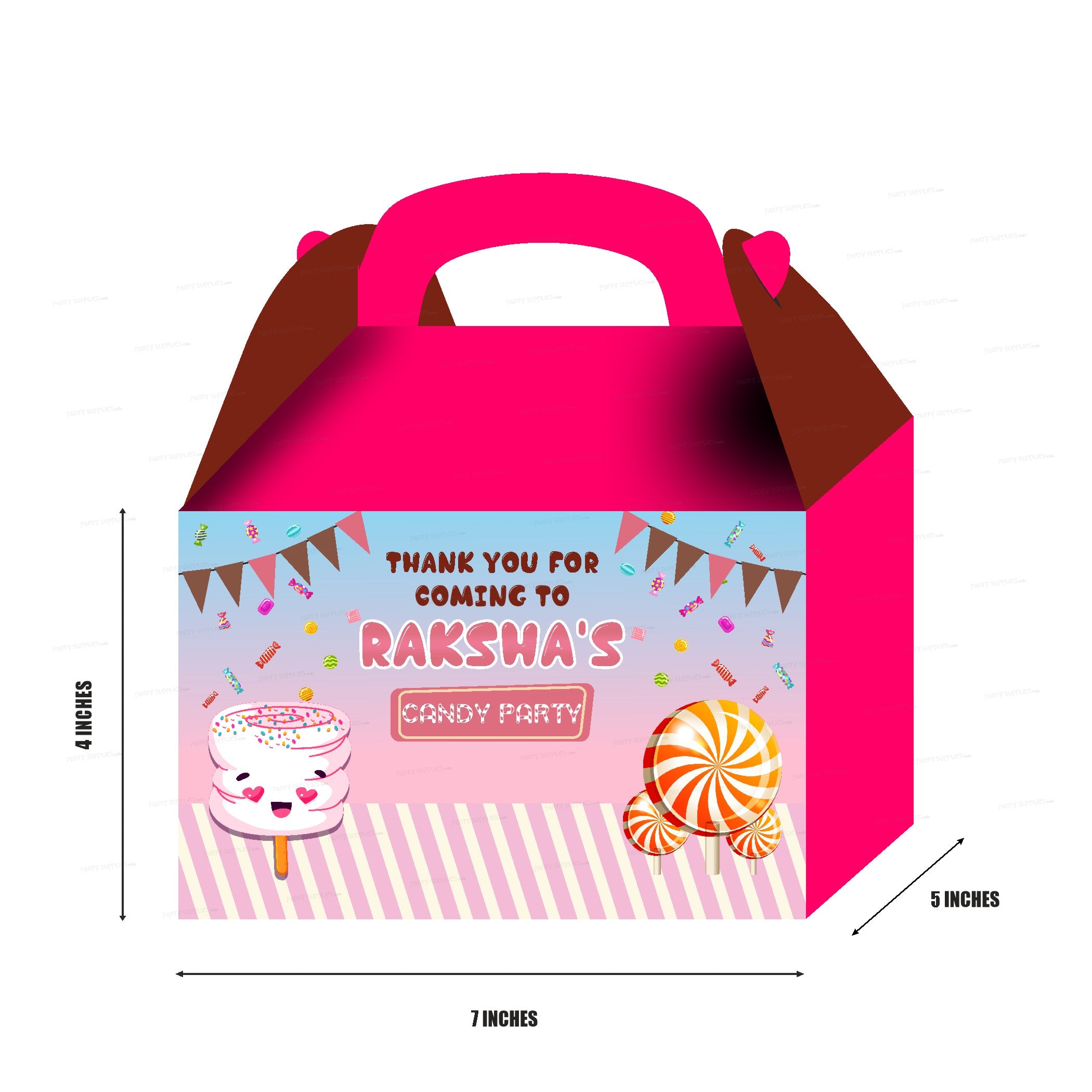 Candy Theme Goodie Return Gift Boxes