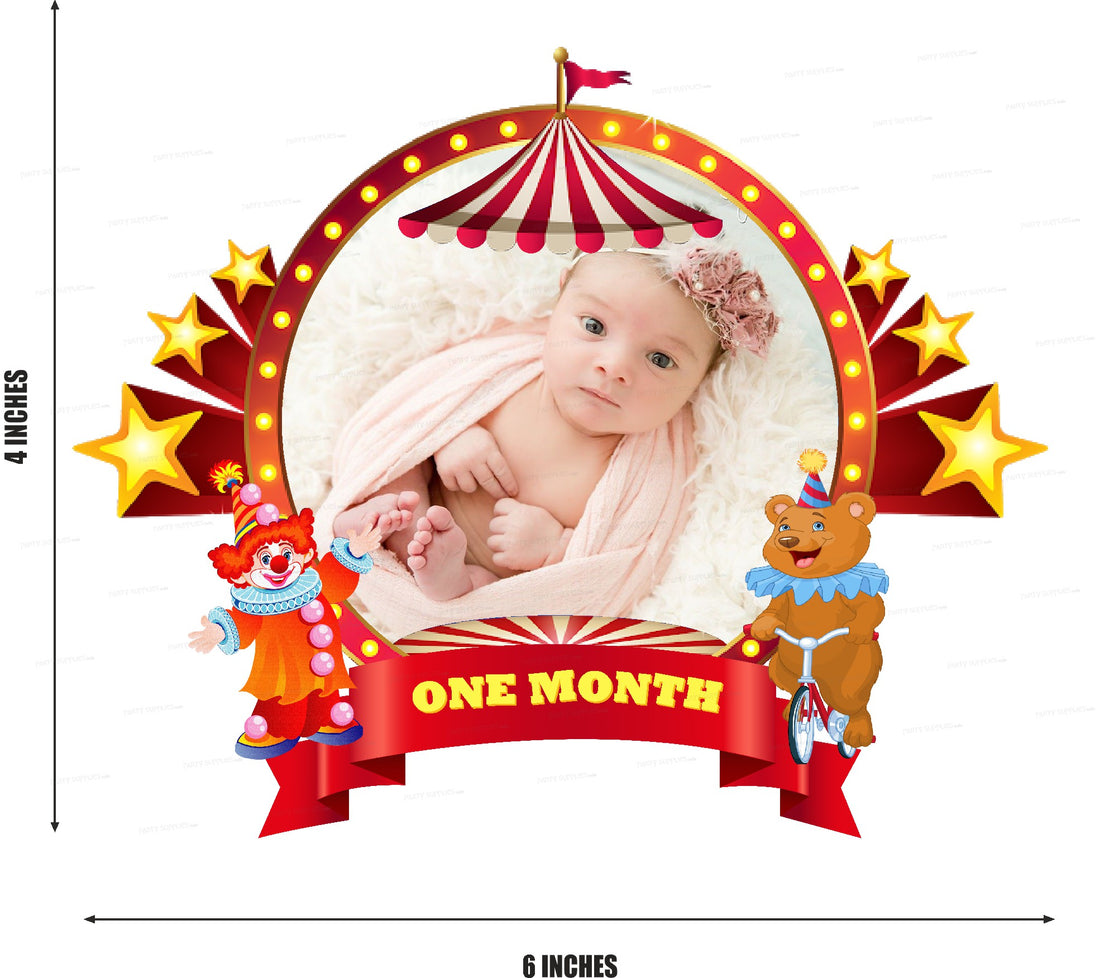 PSI Circus Theme 12 Months Photo Banner