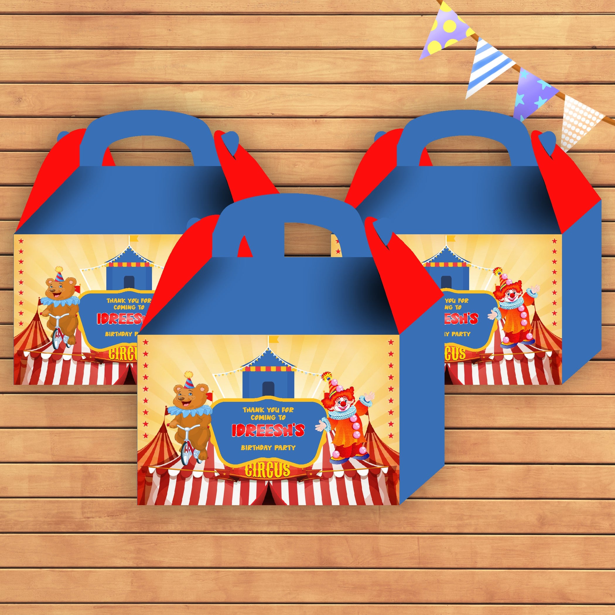 PSI Circus Theme Goodie Return Gift Boxes