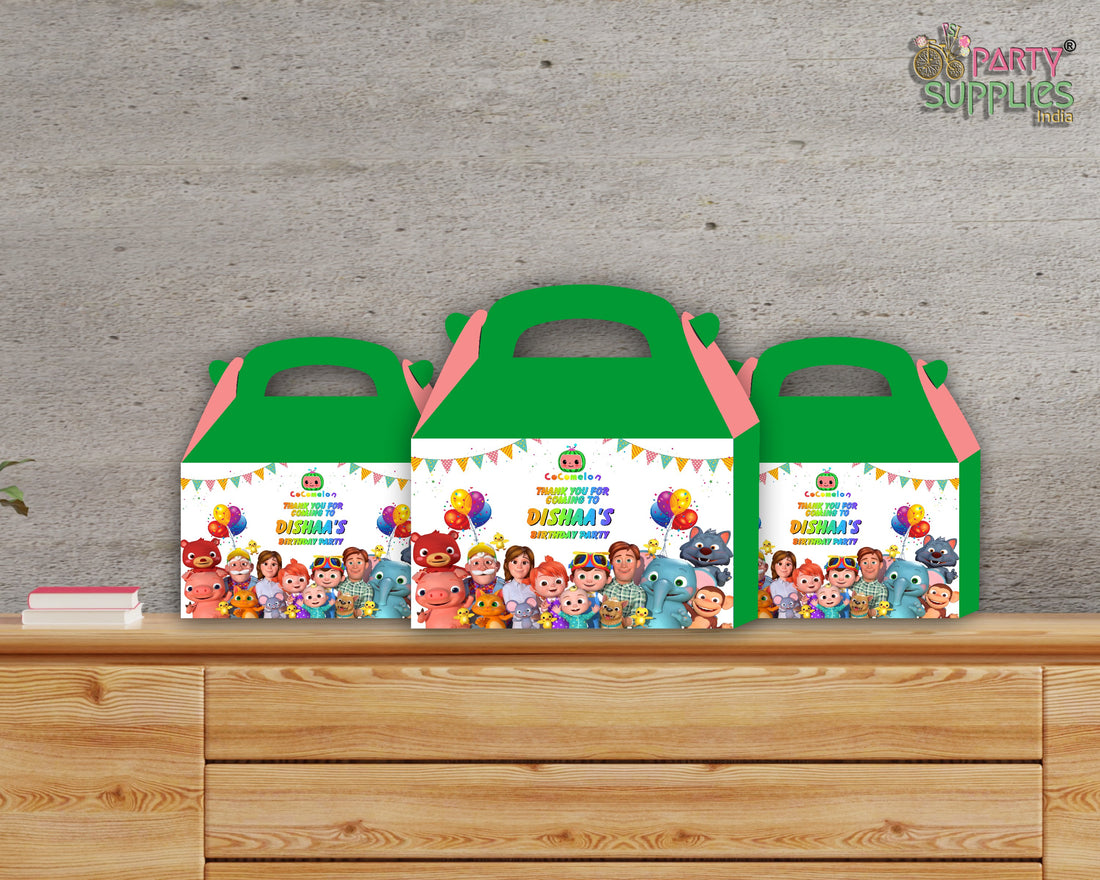 Cocomelon Girl theme Goodie Return Gift Boxes