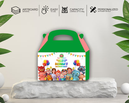 Cocomelon Girl theme Goodie Return Gift Boxes