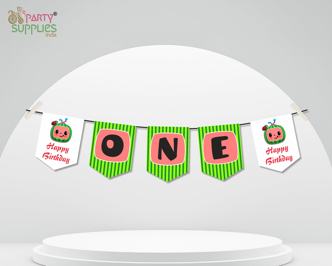 Coco Melon Theme Boy Customized with Age Hanging