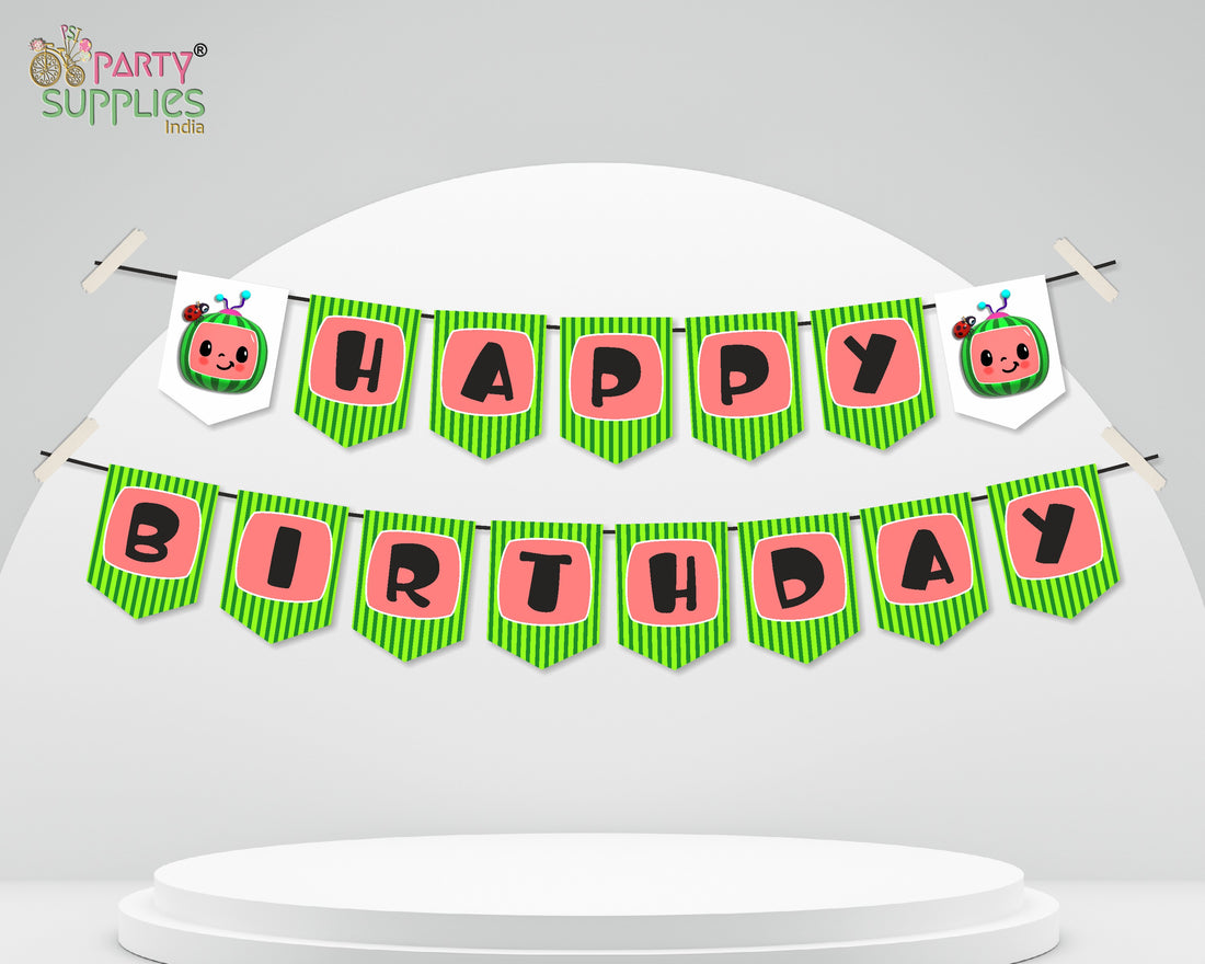 PSI Coco Melon Theme Boy Personalized with Name Hanging
