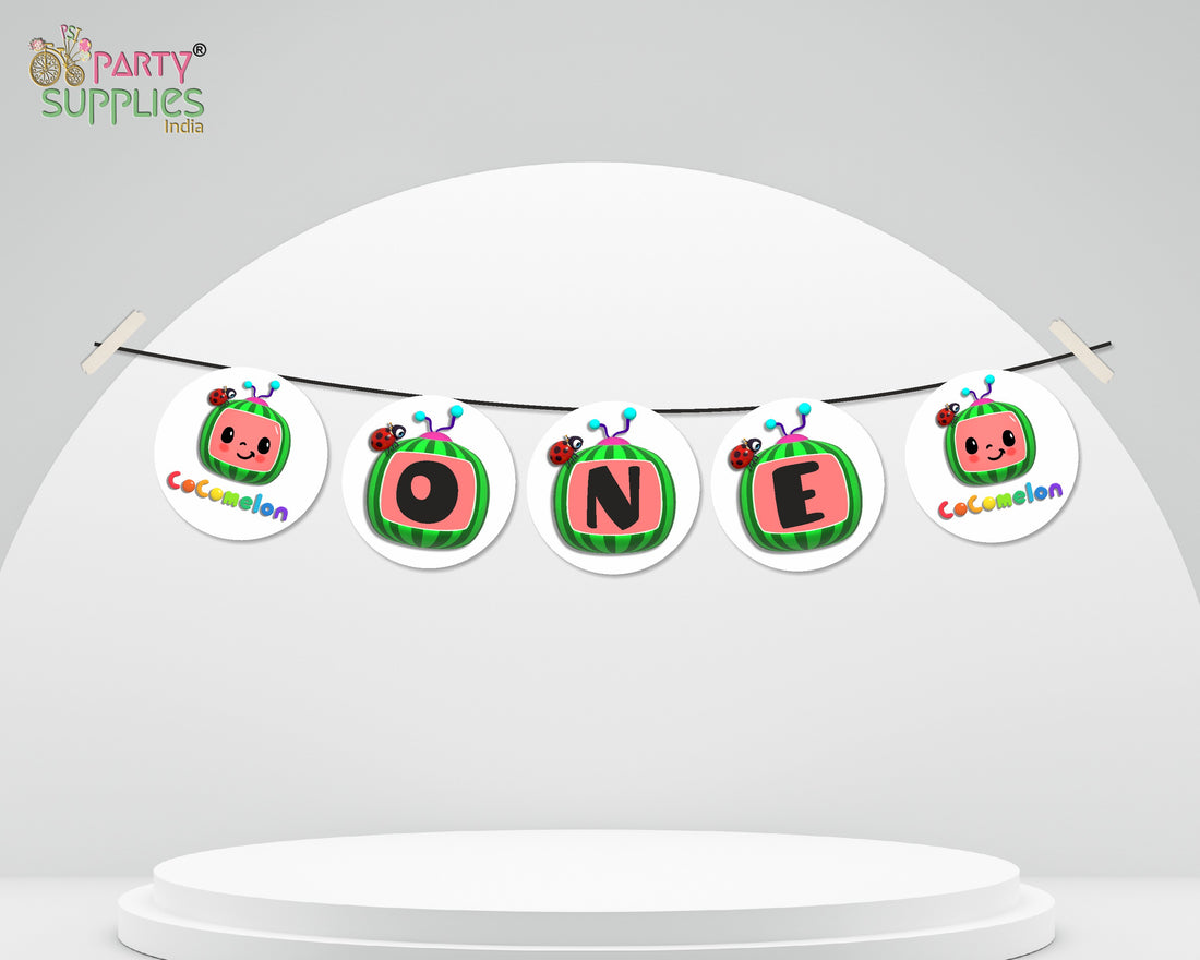 Coco Melon Theme Girl Customized with Age Hanging