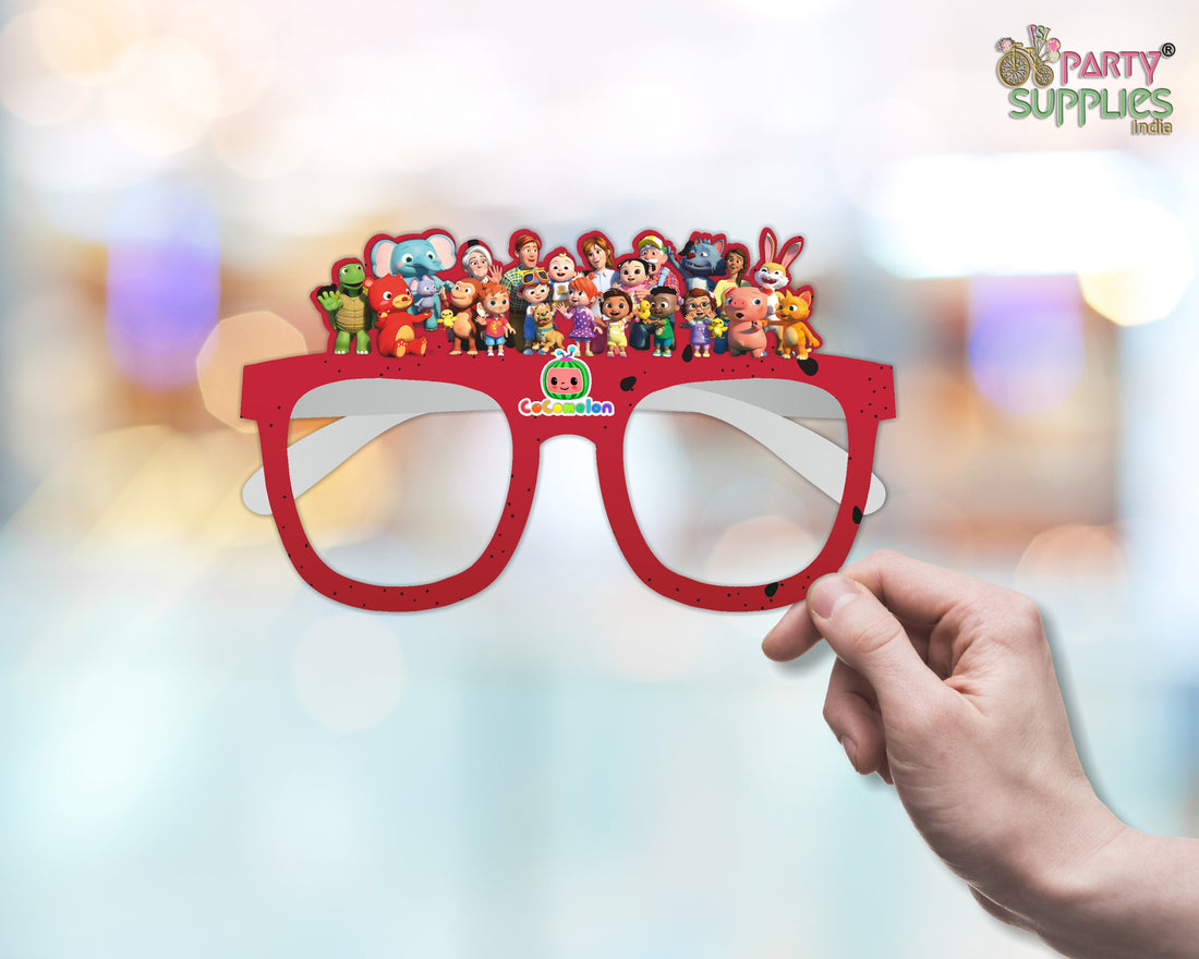 Cocomelon Girl theme Birthday Party glasses