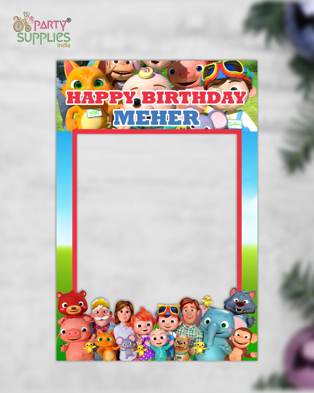 Coco Melon Theme Boy Photobooth