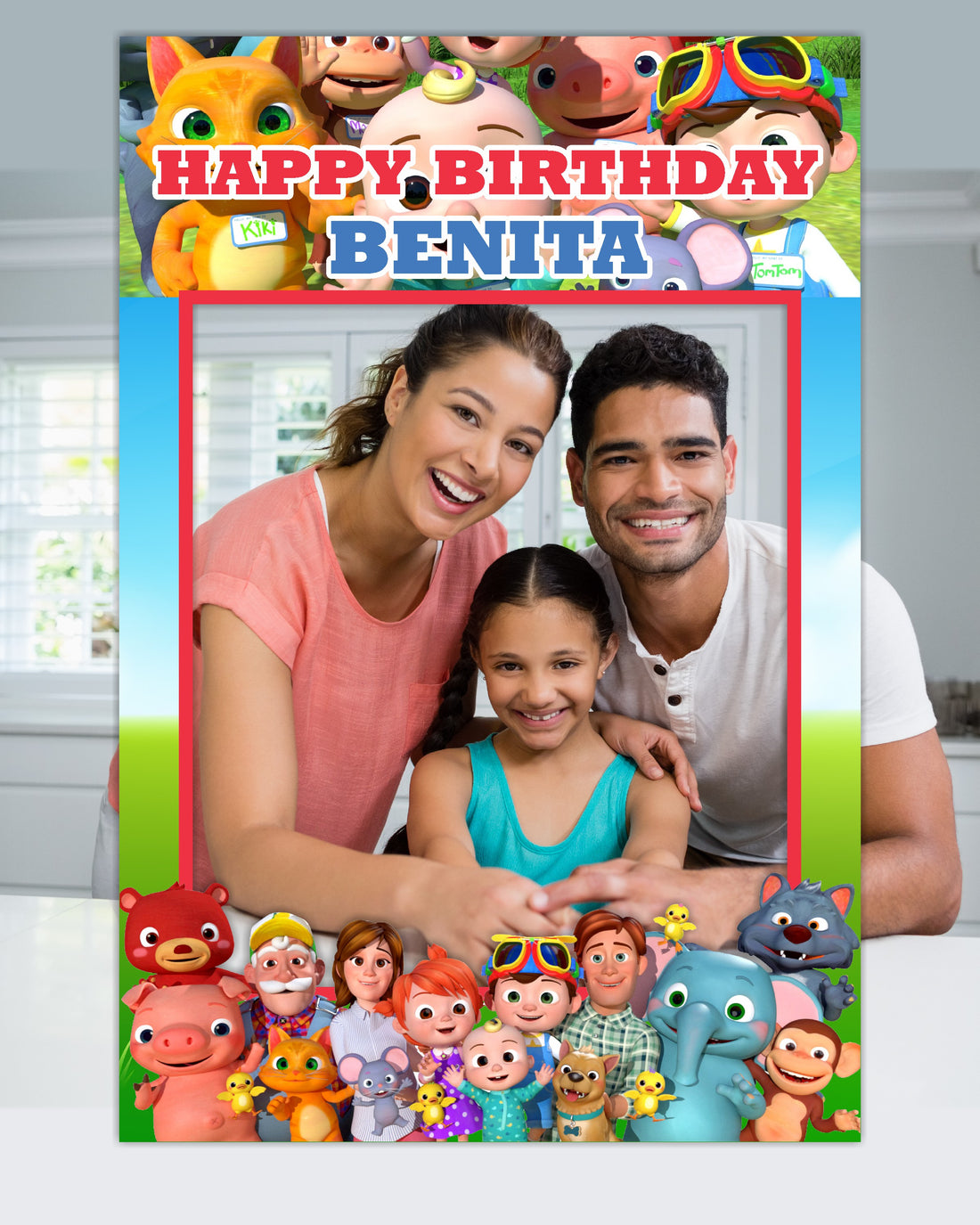 Coco Melon Theme Girl Photobooth