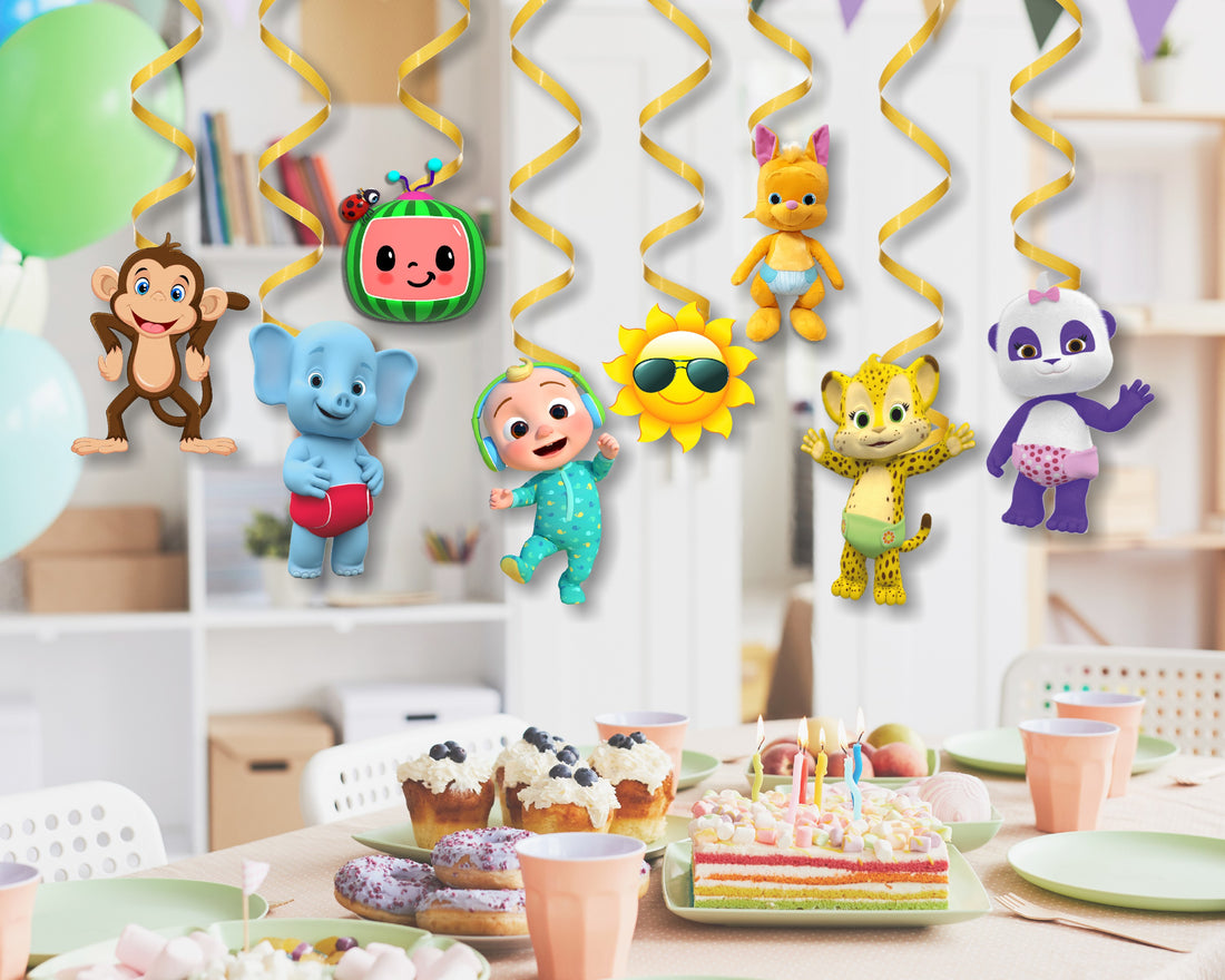 Coco Melon Theme Girl Swirls