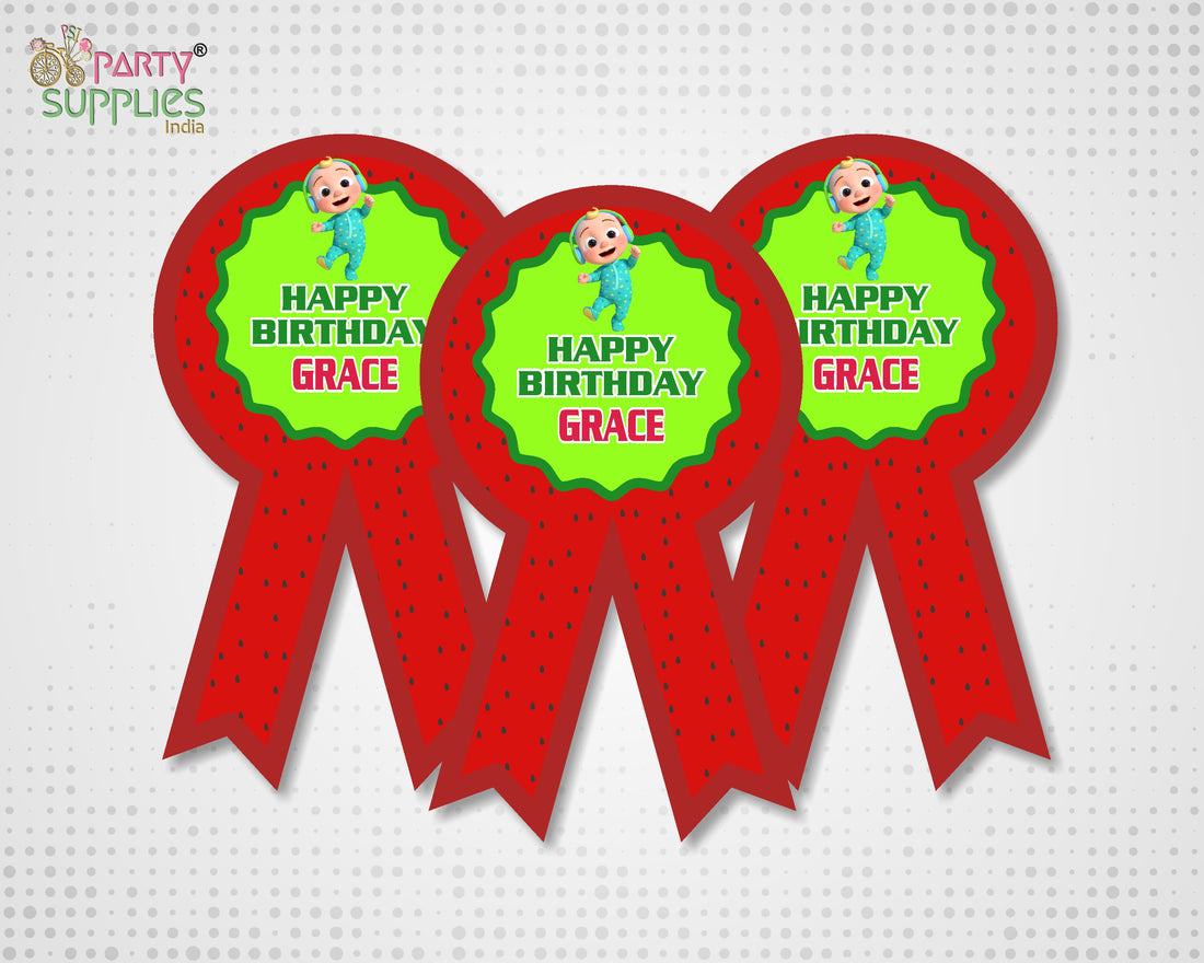 Coco Melon Girl Theme Badges