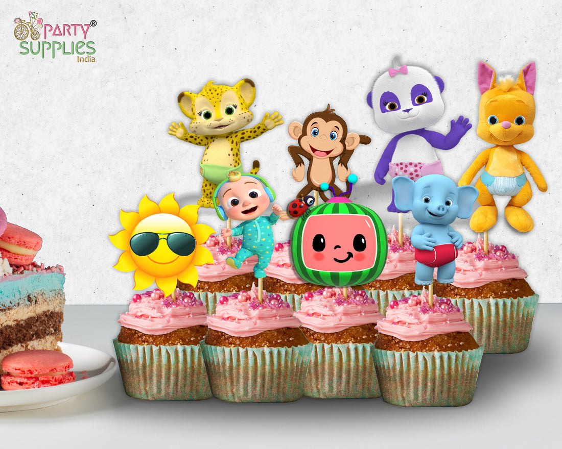 Coco Melon theme boy Cupcake Topper