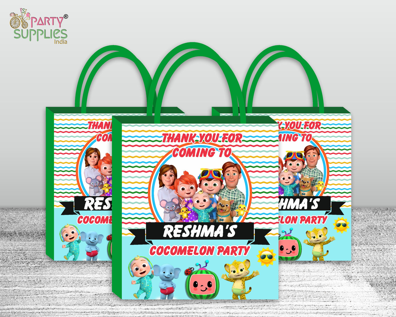 Coco Melon Theme Girl Return Gift Bag