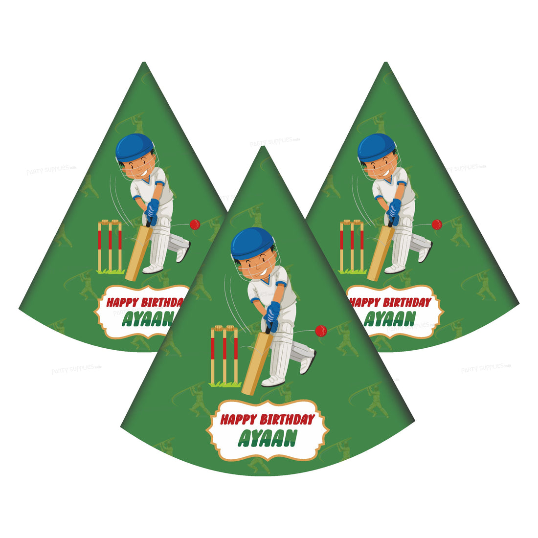 Cricket Theme Personalized Hat