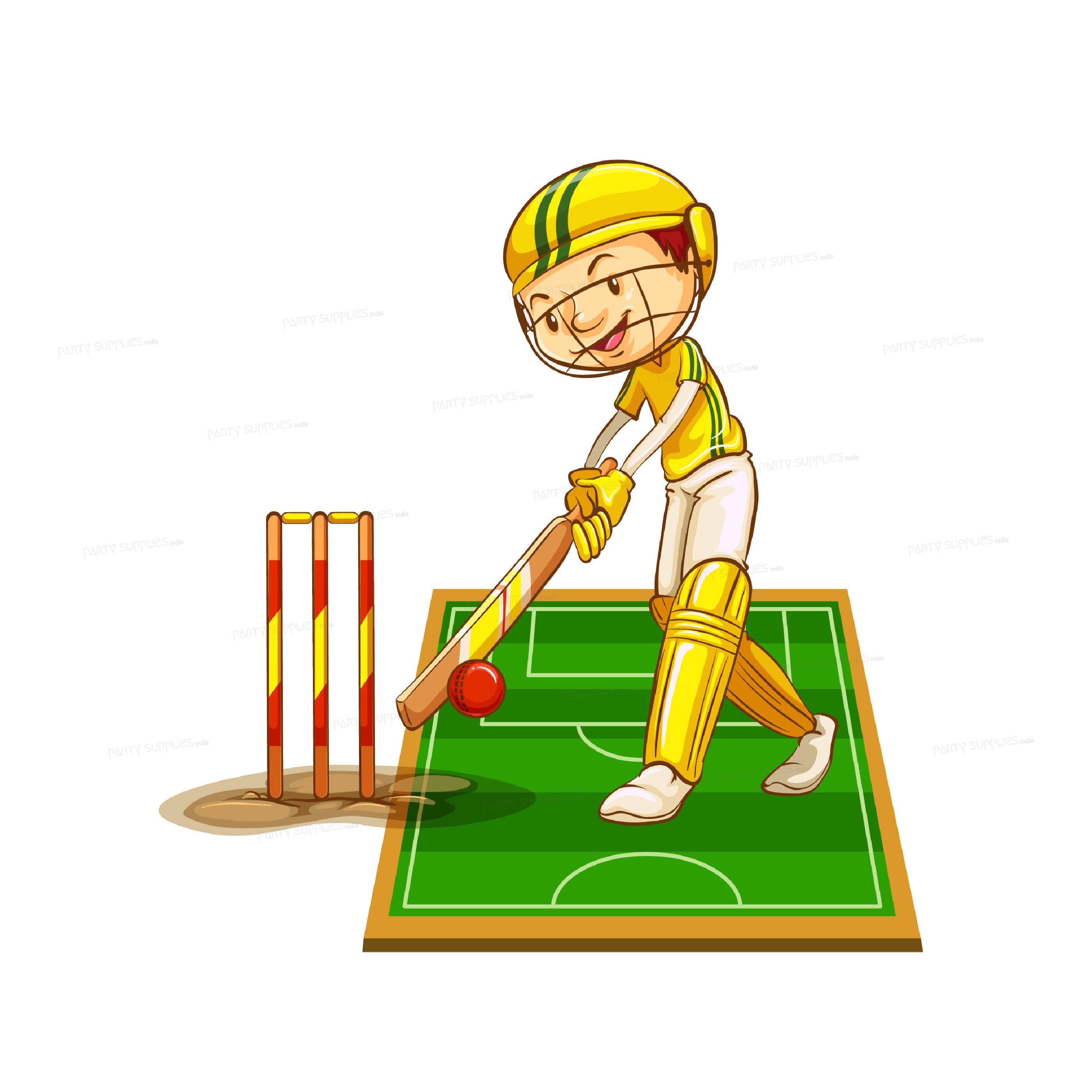 PSI Cricket Theme Cutout - 02